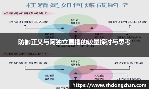 防御正义与阿独立直播的较量探讨与思考
